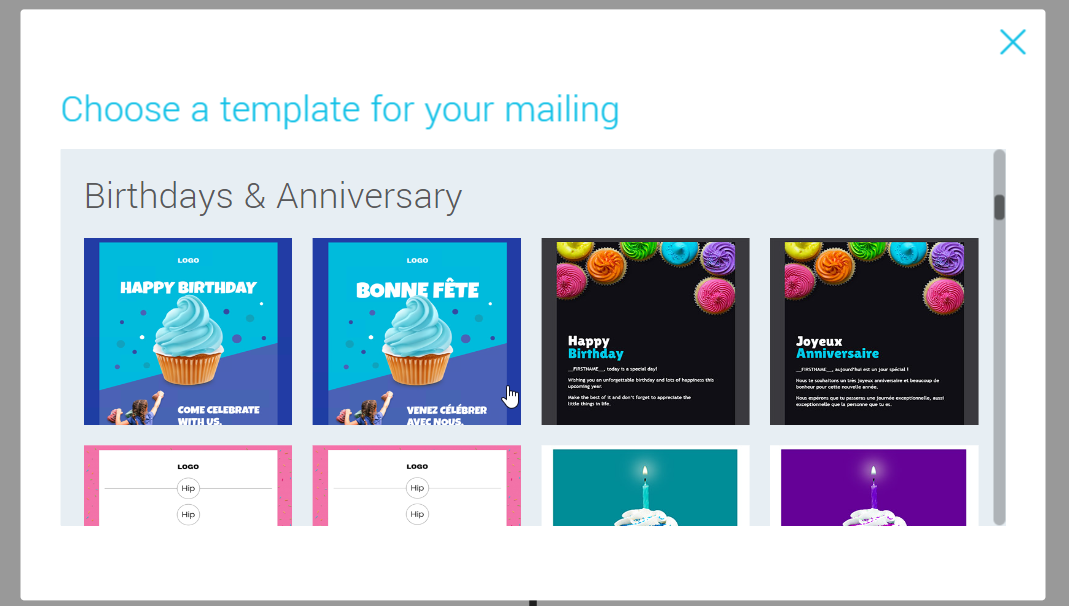 birthday-email-selection